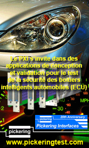 Pickering Interfaces  :  Le PXI s'invite dans les applications de conception et validation pour le test de botiers intelligents automobiles (ECU)
