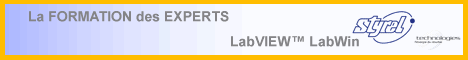 La formation des experts
LabVIEW - LabWindows/CVI - TestStand -